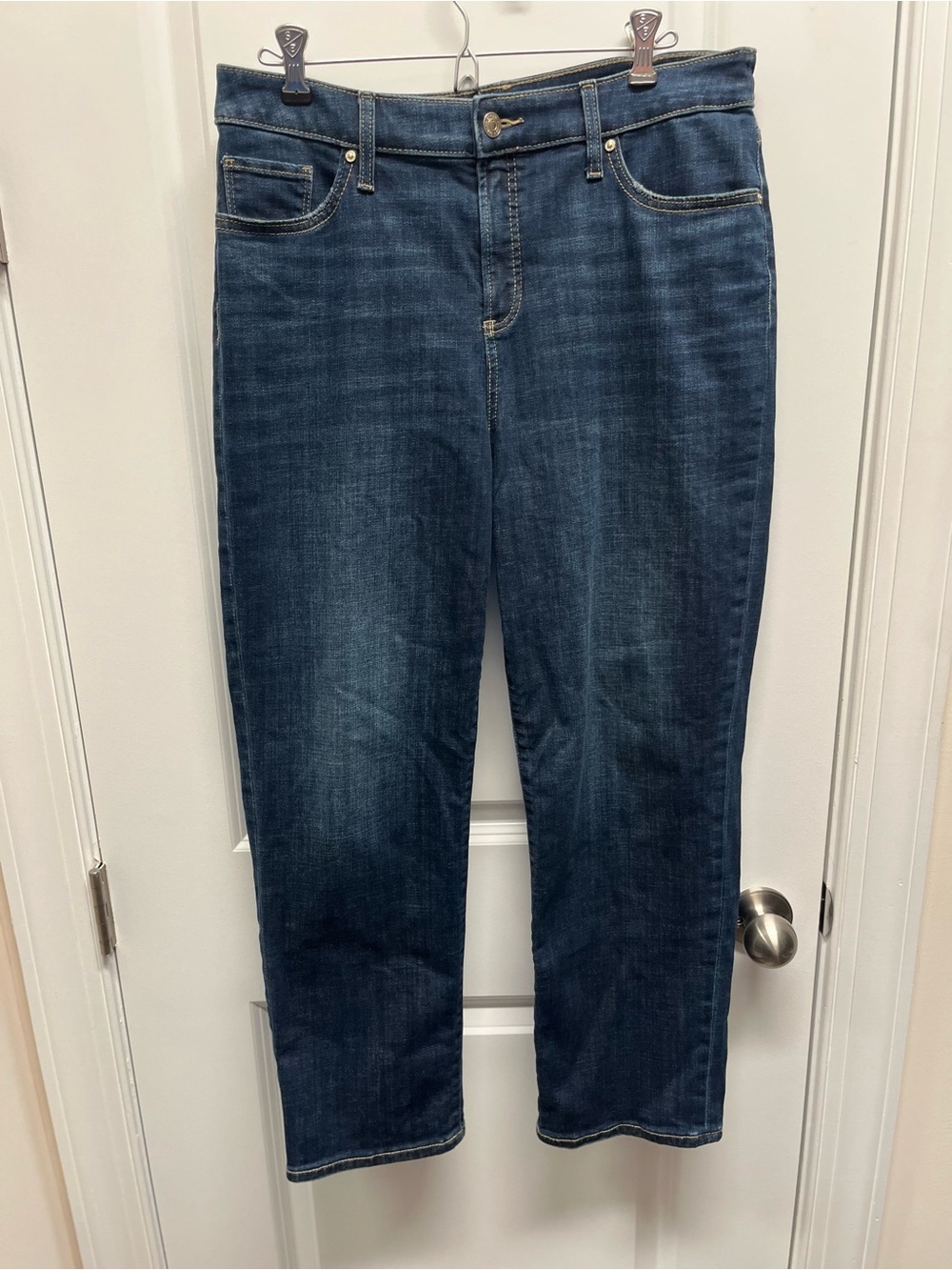 Chico's So Slimming Girlfriend Straight Leg Ankle Jeans sz 8R
